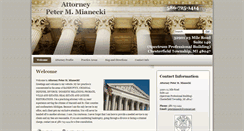 Desktop Screenshot of petermianecki.com